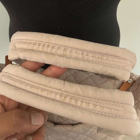 MZ Wallace Light crème  Quilted Crossbody Bag - Picture 8 of 12